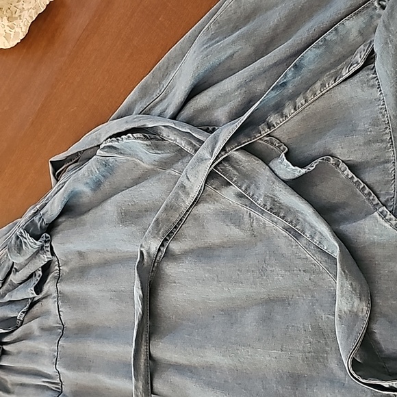 Denim Racer back tank sundress - Picture 3 of 6